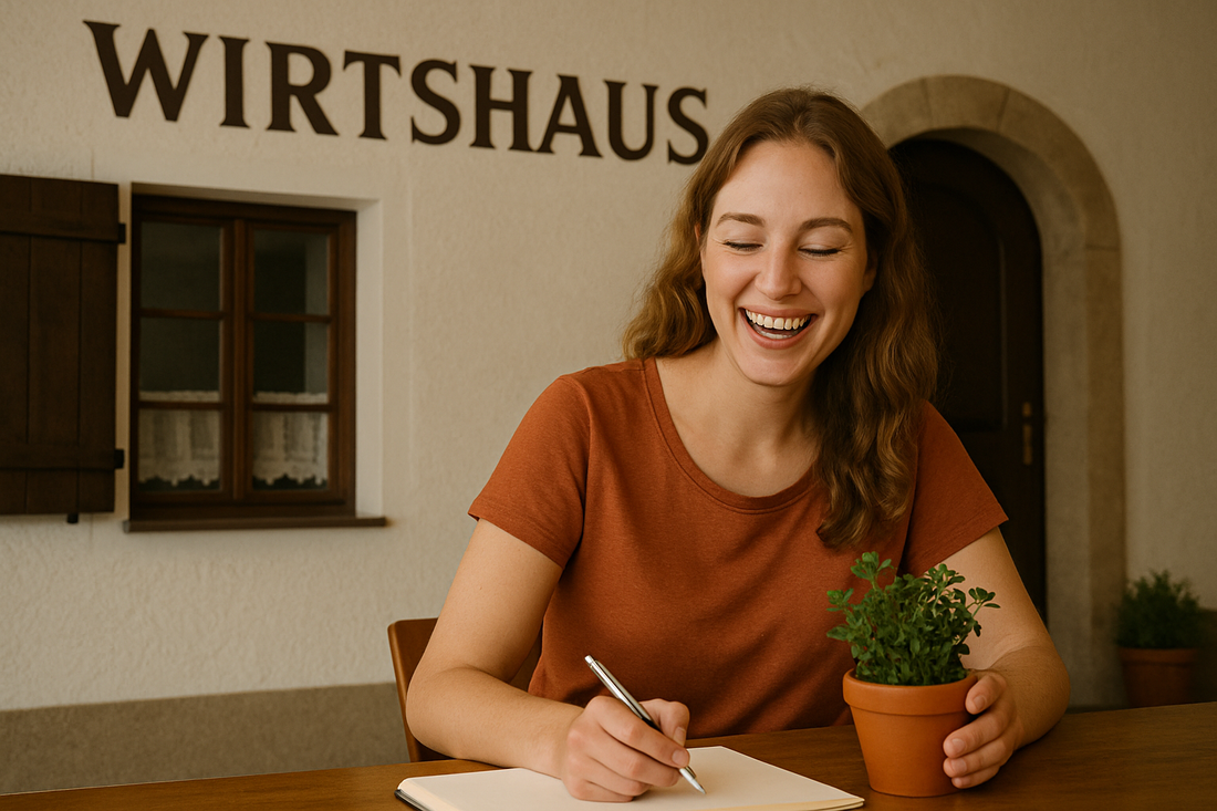 Frau plant Feier im Stixer Hof